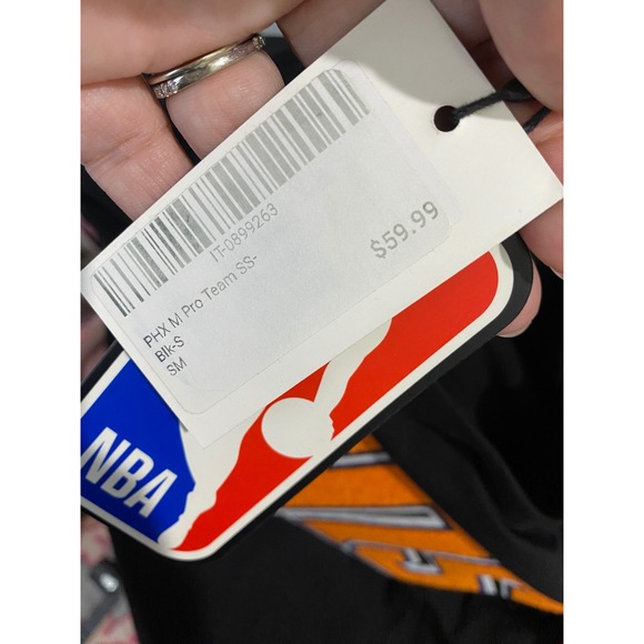 Pro Standard Phoenix Suns NBA T-Shirt‎ Graphic Patches Black Mens Size S - Picture 6 of 6